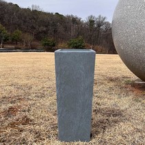 식물학개론 frp 높은 사각 마름모 화분, 높은마름모-XL(42x42x90)-그레이