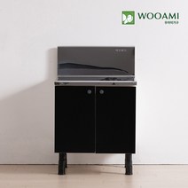우아미가구 싱크대 600 스텐 가스대 11colors 완제품, 스카이블루