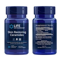 라이프익스텐션 먹는 세라티크 세라마이드 밀 오일 추출물 스킨 리스토어링 30베지캡슐