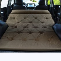 QKRC 자충식 차박매트 차캠핑 차량 평탄화 자동차 매트, B상품(벨벳-카키)