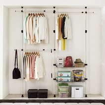 우리행거 고정식 선반 멀티행거 WCL3892, 아이보리