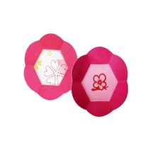 한지공예-꽃육각접시 소 DIY 키트, 없음