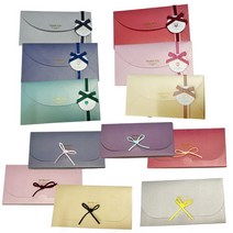 기프트 봉투 상품권 용돈 티켓 세벳돈 명절 설날 어버이날 선물, 리본 기프트봉투, 핑크