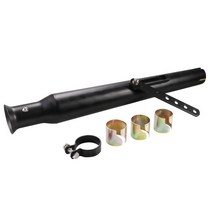 오토바이 레트로 테일 배기 파이프 튜브 머플러 소음기 할리 카페 레이서 바버 초퍼 맞춤형 54 cm