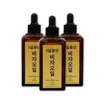 비자오일 기름 저온압착 비자나무열매 비자유 국내산 X 100ml 3병