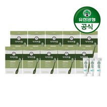 유한양행 닥터버들 이중미세모 칫솔 6입 10개+여행용 치약 20gx3개, 단일옵션