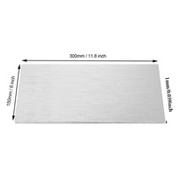 마그네슘보드 판넬 패널 1pcs 99.9% 마그네슘 합금 시트 Mg 플레이트 플랫 전기 도금 Anodes 실험 양극 CNC, 14 1x200x200mm, 14 1x200x200mm