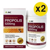 JNC 호주 프로폴리스 5200 고함량 180캡슐 2개, 1개