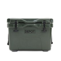 DEPOT 하드 쿨러, 25L, 아미 그린
