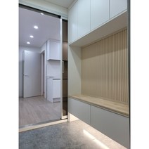 미가 루버 L027 거실 인테리어 패널 데코 루바, 2128, 루버 마감(암) L127