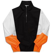 레트로 컬러배색 오버핏 아노락 맨투맨 (NS569)