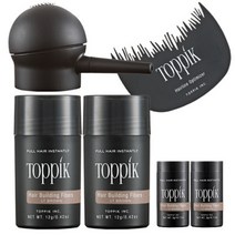 TOPPIK 토픽 흑채 증모제 12g 2개 밝은갈색 악세서리, TOPPIK 토픽 흑채 증모제 12g 2
