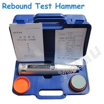 콘크리트 리바운드 테스트 해머 휴대용 슈미트 해머 고분자 재료 쉘 Resiliometer 테스트 장비 HT-225B, 255 Stainless Steel