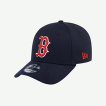뉴에라 MLB 팀 클래식 보스턴 레드삭스 게임 볼캡 10975835, 네이비 LXL