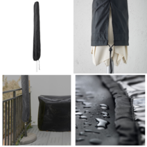 이케아 파라솔/받침대 TOSTERO 토스테뢰 파라솔커버 블랙 160 cm