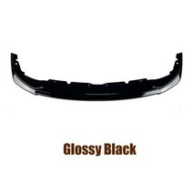 자동차 앞 범퍼 립 스포일러 스플리터 디퓨저 분리형 바디 키트 커버 가드 BMW 1 시리즈 F40 M 스포츠 118i 용 3 개, Glossy Black