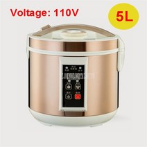 청국장발효기 5L 완전 자동 검은 마늘 발효기 가정용 DIY Zymolysis 냄비 메이커 기계 건조, 02 110V