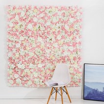 소울팩토리 인테리어 꽃벽 조화 인생샷 포토존 장식, 플라워 피치