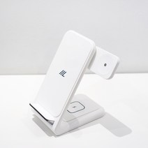 3in1 고속 무선 충전기 15W 스마트워치 충전독 거치대, 애플워치전용(고속충전기증정), 포함, 블랙, 1개