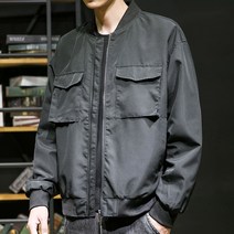 쥬엔리치 남자 빅사이즈 자켓 야구 점퍼 캐주얼 루즈핏 집업 남성 작업복 잠바 봄 가을