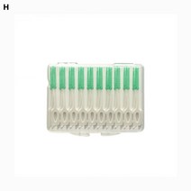 실리콘 치간칫솔 일회용 40개입, 상세페이지 참조