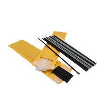 블랙/화이트 길이 25cm ABS/PP/PPR 자동차 범퍼 수리 도구에 대 한 플라스틱 용접 막대 뜨거운 공기 용접기 기관총, PP 블랙 10pcs