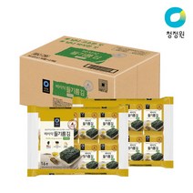 [청정원] 들기름 바사삭김(파래김) 4g x 16봉 x 2개입, 상세 설명 참조, 상세 설명 참조
