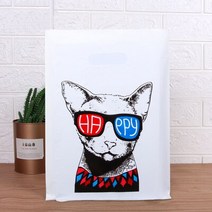 30x39cm 24x35cm 50pcs 손잡이와 큰 크기 옷 비닐 봉투 크리스마스 결혼 선물 두꺼운 가게 선물 쇼핑 포장 주머니, 안경 개