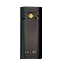 파워뱅크 자작배터리 캠핑용배터리 보조베터리 키트 DIY 2x18650 상자 10x4x 2cm/4x1.6x1 인치 T84C, 02 Black