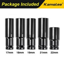 전동라쳇 공구 임팩트 무선 Kamolee-고토크 브러시리스 전동 렌치 20V 1800 nm 마끼다 18V 배터리용 리튬 이온 배터리 12, 유럽 연합, 렌치 소켓 x 5