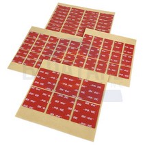 3M VHB 4910 초강력 투명 폼 사각 조각형 양면 테이프 Mar2979Ea, 43mm x 43mm-6개입