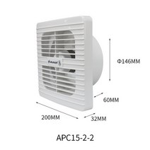 배기 환풍기 4/6/8 인치 전기 추출기 환기 팬 공기 송풍기 욕실 주방 창 벽 파이프 덕트 인라인, 02 6inch