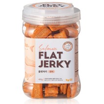 비그리 강아지 치석제거 플랫져키 400g, 연어, 10개