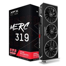 Speedster MERC319 AMD 라데온 RX 6800 XT 코어 게이밍 그래픽 카드 16 GDDR6 HDMI 3xDP RX68XTALFD9 포함, RX 6950 XT