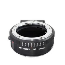 METABONES METABONES-0050 [SONY NEXE 마운트용 니콘 FG 어댑터 블랙], 단일