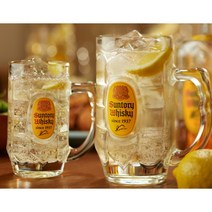 산토리 가쿠빈 위스키 하이볼 잔 2개 세트