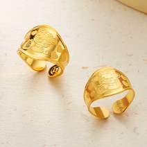 [한국표준금거래소] 24K 순금 99.9% 호랑이띠 돌반지 1돈 3.75g 백일반지 돌선물