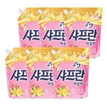 샤프란 아로마 바닐라 핑크 2.1L 일반 섬유유연제 리필, 11개
