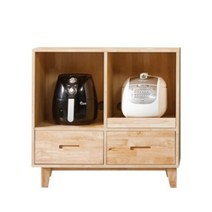 고무나무 원목 우드 에어프라이어 밥솥다이 900 자취방 전자렌지 드라마