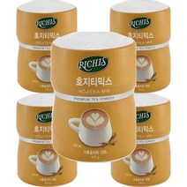 동서 식품 리치스 카페 파우더 호지티 믹스 550g 스무디 홈카페 에이드, 5개