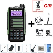 baofeng uv 16 방수 워키 토키 고출력 30km 최대 장거리 vhf uhf, 협력사, 그린 올, 미국 사람