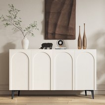 북유럽 화이트 수납장 800 주방수납장, 80CM, 흰색