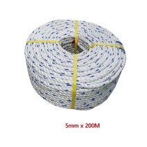 배표 PP로프 백색 5mmx200mx2.3kg 8941147, 1개