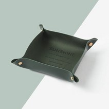 예쁜 북유럽 다용도 가죽 트레이 수납 박스 소형 그린 디오거나이저 다이소 리빙박스 토르박스