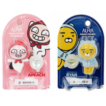 로한스 LG 아우라 카카오프렌즈 차량용 방향제, LG카카오차량용 통풍구방향제(라이언2ml)