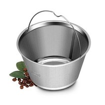 RUOYING 8 12컵 재사용가능바구니 퍼머넌트 카페 커피 필터 핏 Mr 블랙앤데커 black decker BUNN 쿠진아트 해밀턴 비치 바스켓 스타일의 필터(쿠진아트 12컵)