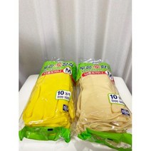 두손애 다용도 미니 고무장갑 중 M 10켤레 색상랜덤, 단품, 단품