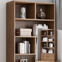 이지리치 5단 오픈책장 60CM 브라운 사무용책꽂이 원목책꽂이