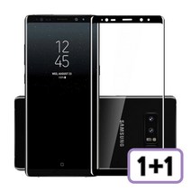 빅파워 1+1 갤럭시 풀글루 9H 풀커버 강화유리 필름, 2개