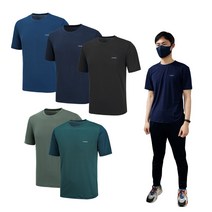 소확행몰 VICHY 비쉬 라운드 아이스 티셔츠 냉감 반팔 스포츠 티셔츠 여름 쿨재질 운동 등산 작업복 트레이닝복 아웃도어